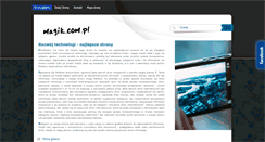 Desktop Screenshot of magik.com.pl
