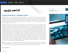Tablet Screenshot of magik.com.pl